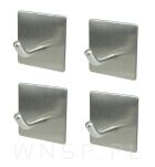 Haczyk, uchwyt, wieszak stal nierdzewna, samoprzylepny - 3