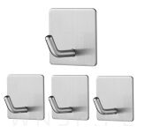 Haczyk, uchwyt, wieszak stal nierdzewna, samoprzylepny - 9