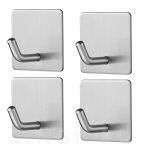 Haczyk, uchwyt, wieszak stal nierdzewna, samoprzylepny - 13