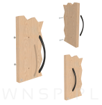 Uchwyt meblowy SIM 128 mm czarny - 5