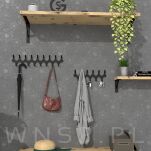 Mocny wspornik do półki ściennej, wiszącej 150 x 250 x 30 mm - 6