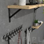 Mocny wspornik do półki ściennej, wiszącej 150 x 250 x 30 mm - 7