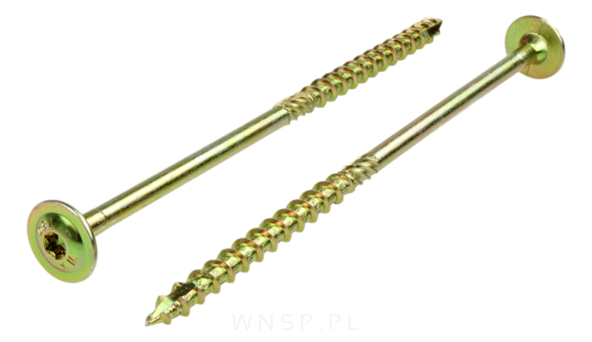 Wkręt do drewna z podkładką 8,0 X 180 mm do drewna - TORX