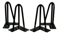 Noga stalowa z pręta 12 mm, typ Hairpin, czarna 35 cm - 2