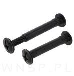 100 x Złącze meblowe śrubowe Ø 5 mm M4 (30 - 40 MM) do szafek, płyt meblowych - 3