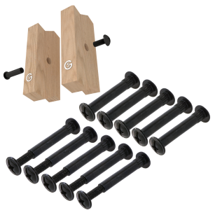100 x Złącze meblowe śrubowe Ø 5 mm M4 (30 - 40 MM) do szafek, płyt meblowych