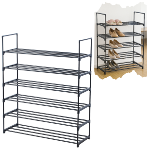 Półka na buty stojak regał organizer 6 półek loft do przedpokoju