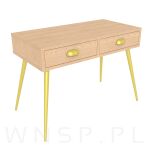 Uchwyt meblowy Valencia 64 mm mosiądz szczotkowany - 6