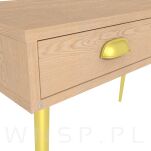 Uchwyt meblowy Valencia 64 mm mosiądz szczotkowany - 5