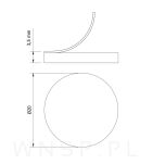 Podkładki filcowe fi 20 czarny (100 szt.) - 2