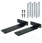 Nowoczesny wspornik do półki meblowej loft T 200 mm - 6