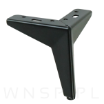 Noga meblowa GWIAZDA 13 cm, czarny mat - 5