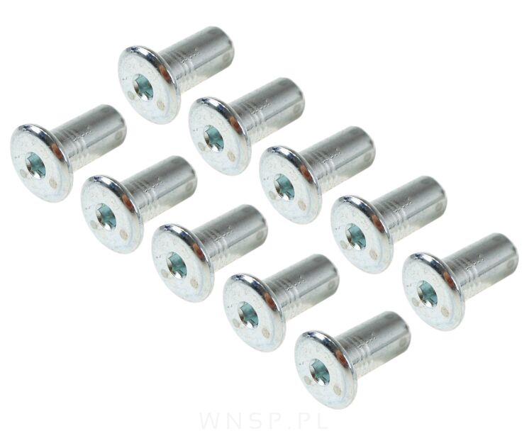 M6 X 18 mm, nakrętka Ericson płaska