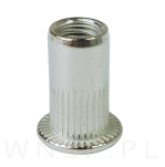 Nitonakrętka nierdzewna M5 x 13 MM, ryflowana z kołnierzem - 5