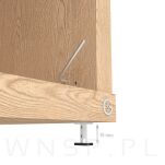 Regulator niewidoczny do mebli  Ø 12 X 33 mm - 5