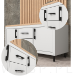 Uchwyt meblowy Verona 128 mm czarny - 3