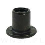 Nakrętka Ericsona M8 x 11,5, tulejka meblowa 100 sztuk do połączeń, łeb płaski, czarna - 5