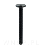 M6 X 60 mm metryczny na imbus 4 mm, czarny - 5
