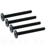 M6 X 60 mm metryczny na imbus 4 mm, czarny - 3