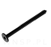 Wkręt HWI 6,3 X 80 mm, SW4, ocynk czarny - 5