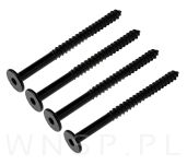 Wkręt HWI 6,3 X 80 mm, SW4, ocynk czarny - 7