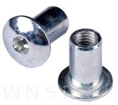 M6 X 10 mm, nakrętka Ericson wypukła - 6