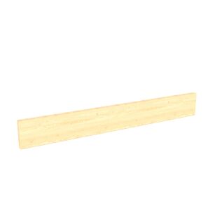 Listwa ścienna, na haczyki lub wieszaki 625 x 80 x 18 mm, lakier bezbarwny