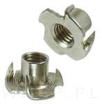 Nakrętka pazurkowa wbijana M10 X 13 mm kłowa 10 sztuk, wbijana do drewna - 7