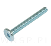 M6 X 60 mm metryczny z łbem walcowym SW 4 - 4