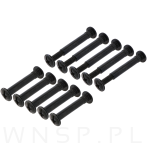 10 x Złącze meblowe śrubowe Ø 5 mm M4 (30 - 40 MM) do szafek, płyt meblowych - 3