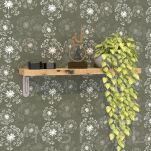 Wspornik do półki ściennej 2 sztuki 350 x 230 mm, srebrny - 5