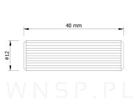 100 X kołek drewniany meblowy ø 12 X 40 mm - 2