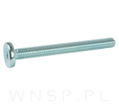 M8 X 80 mm z łbem walcowym na imbus  5 - 6
