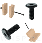 M8 X 20 mm wkręt metryczny z łbem walcowym, ocynk czarny - 6