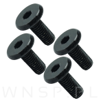 M8 X 20 mm wkręt metryczny z łbem walcowym, ocynk czarny - 7
