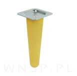 4x Noga bukowa prosta UNIQ 15 CM z blachą montażową - 6