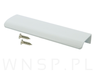 Uchwyt krawędziowy Lyon biały, rozstaw 128 mm - 3