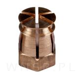 Mufa mosiężna M6 X 12 z kulką rozporową i kołnierzem - 4
