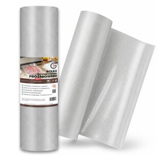 25 CM X 3 M - Moletowana rolka do pakowania próżniowego