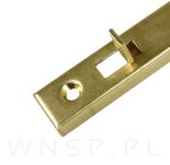 Zatrzask meblowy do mebli, 2 elementowy, mosiądzowany - 4