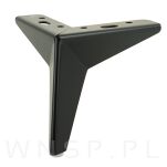 Noga meblowa Gwiazda 13,5 cm, czarny mat - 4