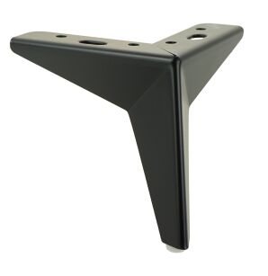 Noga meblowa Gwiazda 13,5 cm, czarny mat