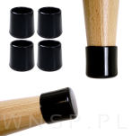 Ślizgacz ochronny PVC okrągły na nogę Ø 14 mm czarny - 6