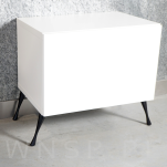 Noga skośna Klepsydra 17,5 cm, czarna - 6