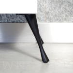 Noga skośna Klepsydra 17,5 cm, czarna - 4