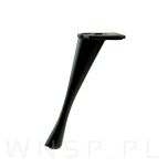 Noga skośna Klepsydra 17,5 cm, czarna - 3