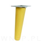 Noga bukowa skośna UNIQ 15 CM z blachą montażową - 6