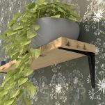 20x Wsporników do półki ściennej 200 x 150 mm, w kolorze czarnym - 6