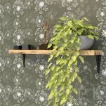 20x Wsporników do półki ściennej 200 x 150 mm, w kolorze czarnym - 7