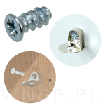 6,0 X 8 mm eurowkręt z łbem stożkowym - 3